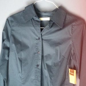 Coldwater Creek Blue shaped shirt